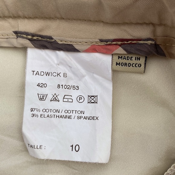 Burberry Womens Kahkis🔥 Classic Tan w/ Nova check interior detailing, FLAWLESS! - Picture 6 of 16